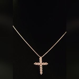 925 sterling silver cross necklace